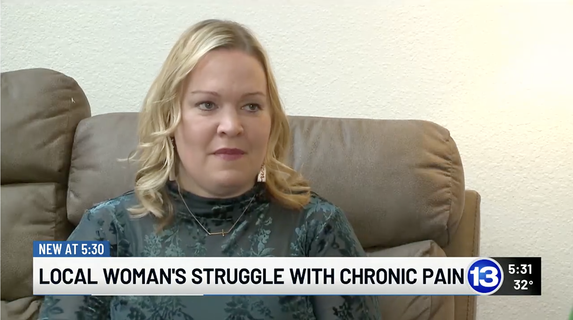 ABC13: Local woman diagnosed with CRPS earlier this year